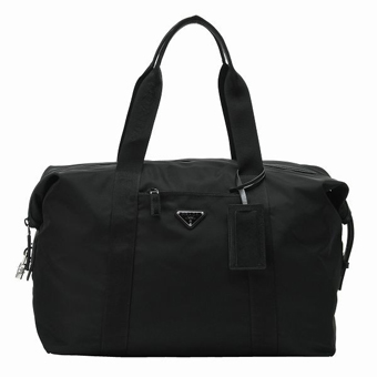 PRADA プラダ バッグ コピー TESSUTOO SAFFIANO  VA0796064002 ロゴ入り ナイロンボストンバッグ